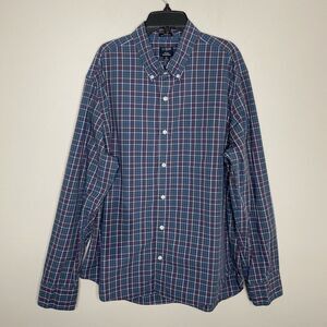 J.CREW Button Down Shirt Men Small Slim Untucked Flex Casual Long Sleeve BP971